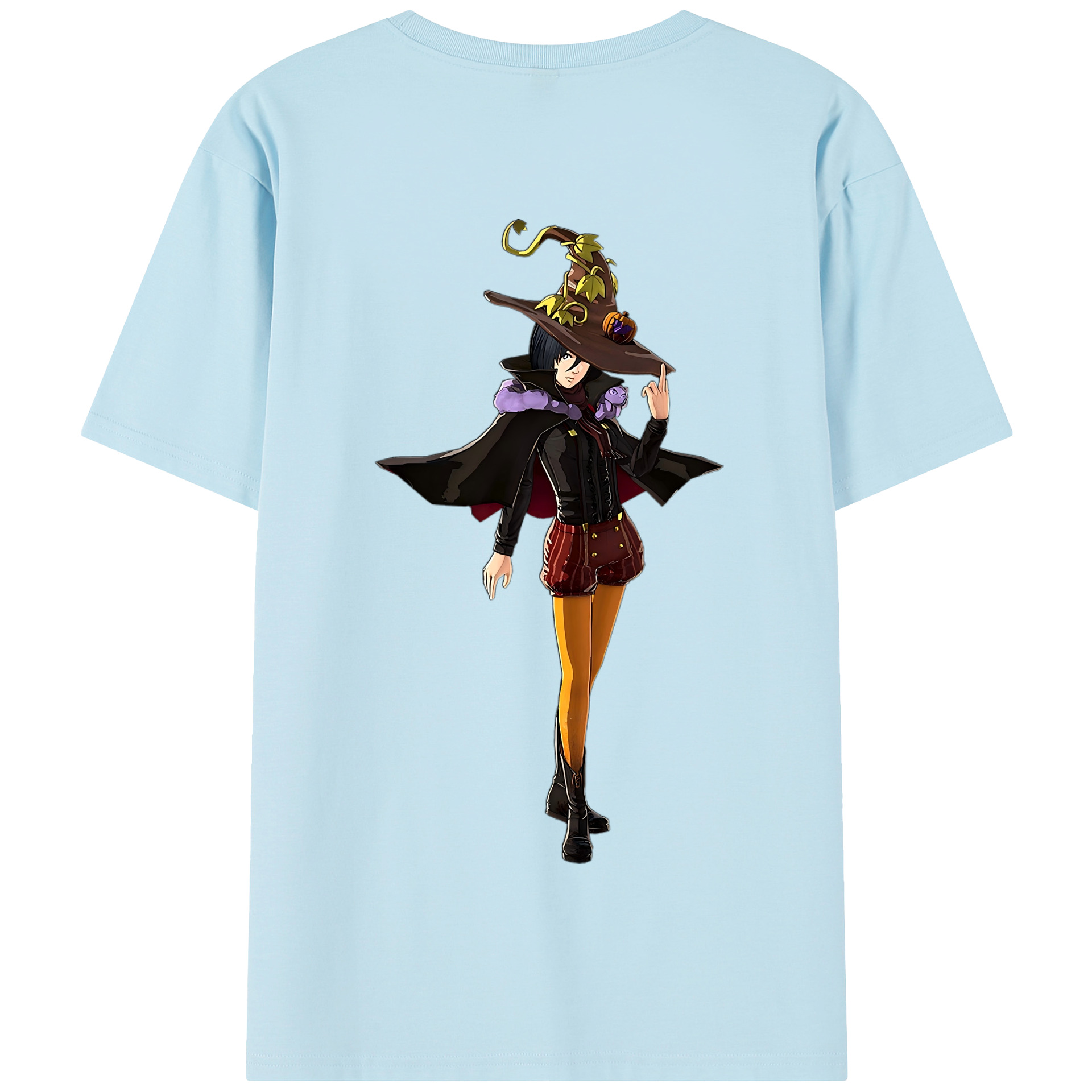 （画像用） 進撃の巨人 ミカサ·アッカーマン Attack on Titan Mikasa Ackerman 綿100％半袖Tシャツ（背面プリント）